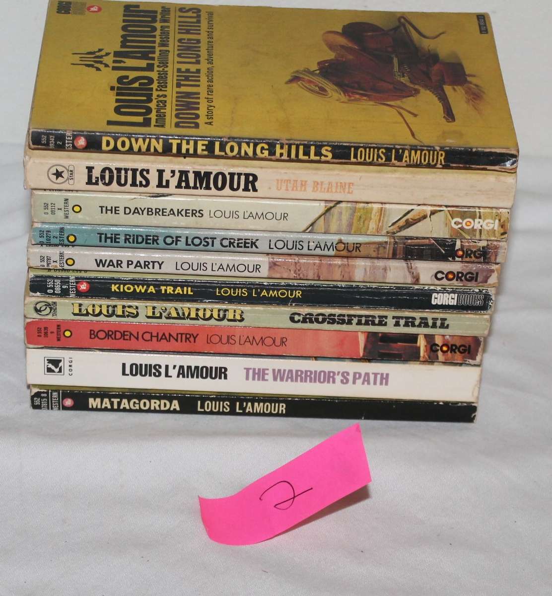 10 Louis L'Amour Books No 2