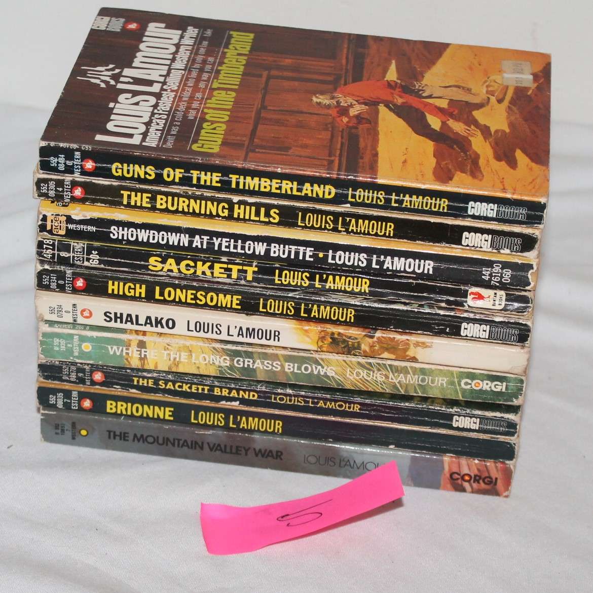 10 Louis L'Amour Books No 5