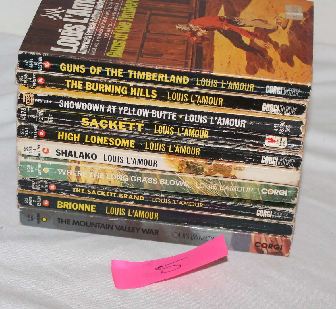 10 Louis L'Amour Books No 5