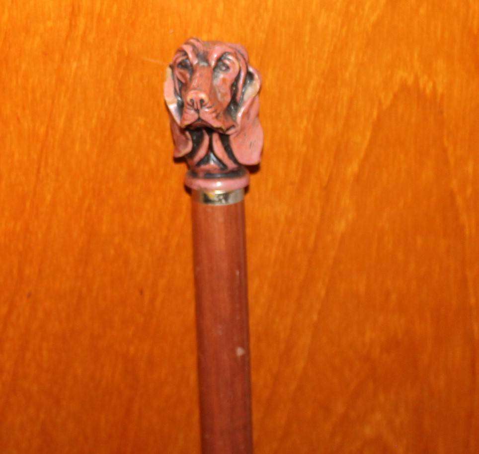Walking stick with Dog head