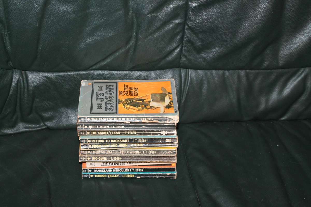 10 Assorted J T Edson Western's