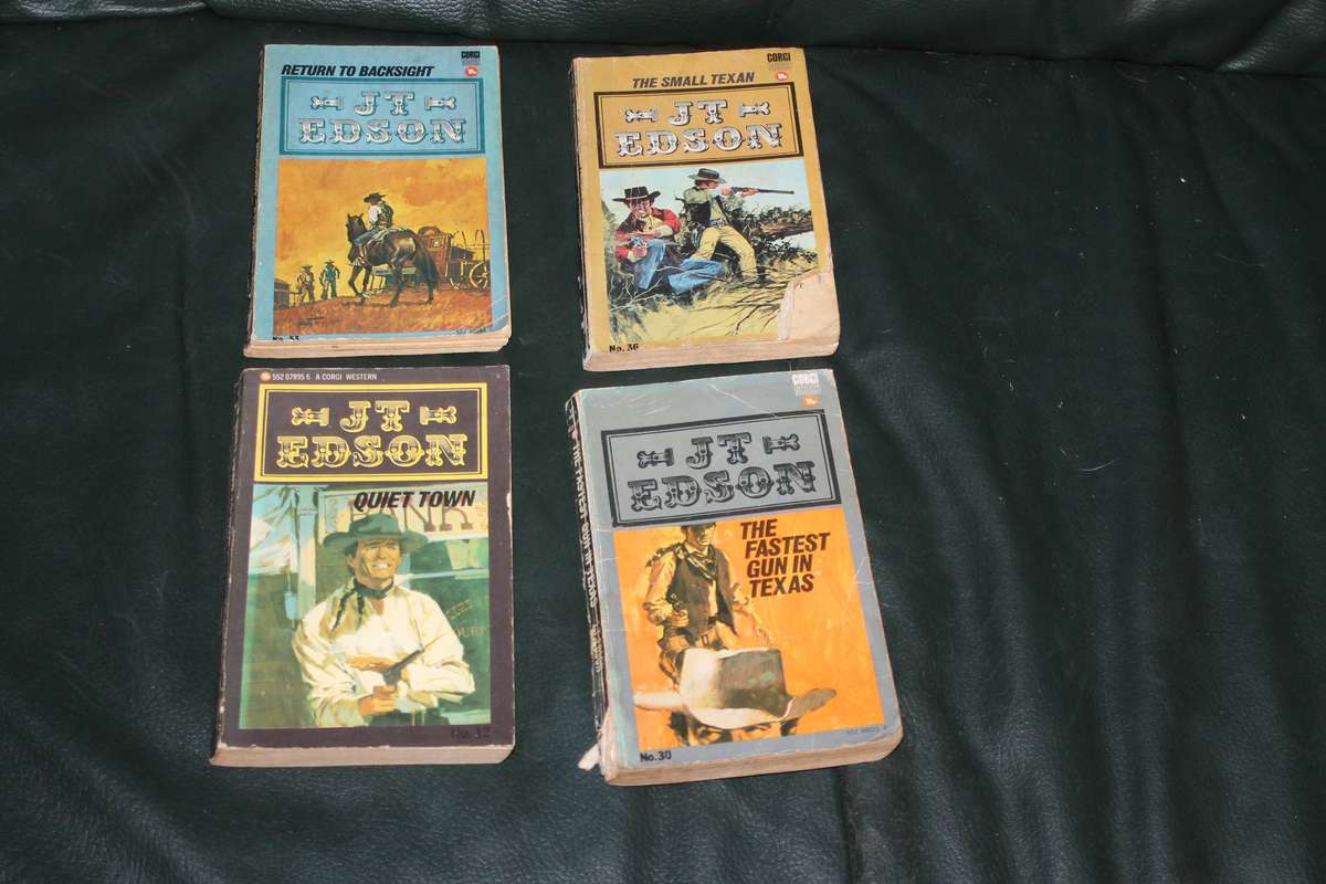 10 Assorted J T Edson Western's