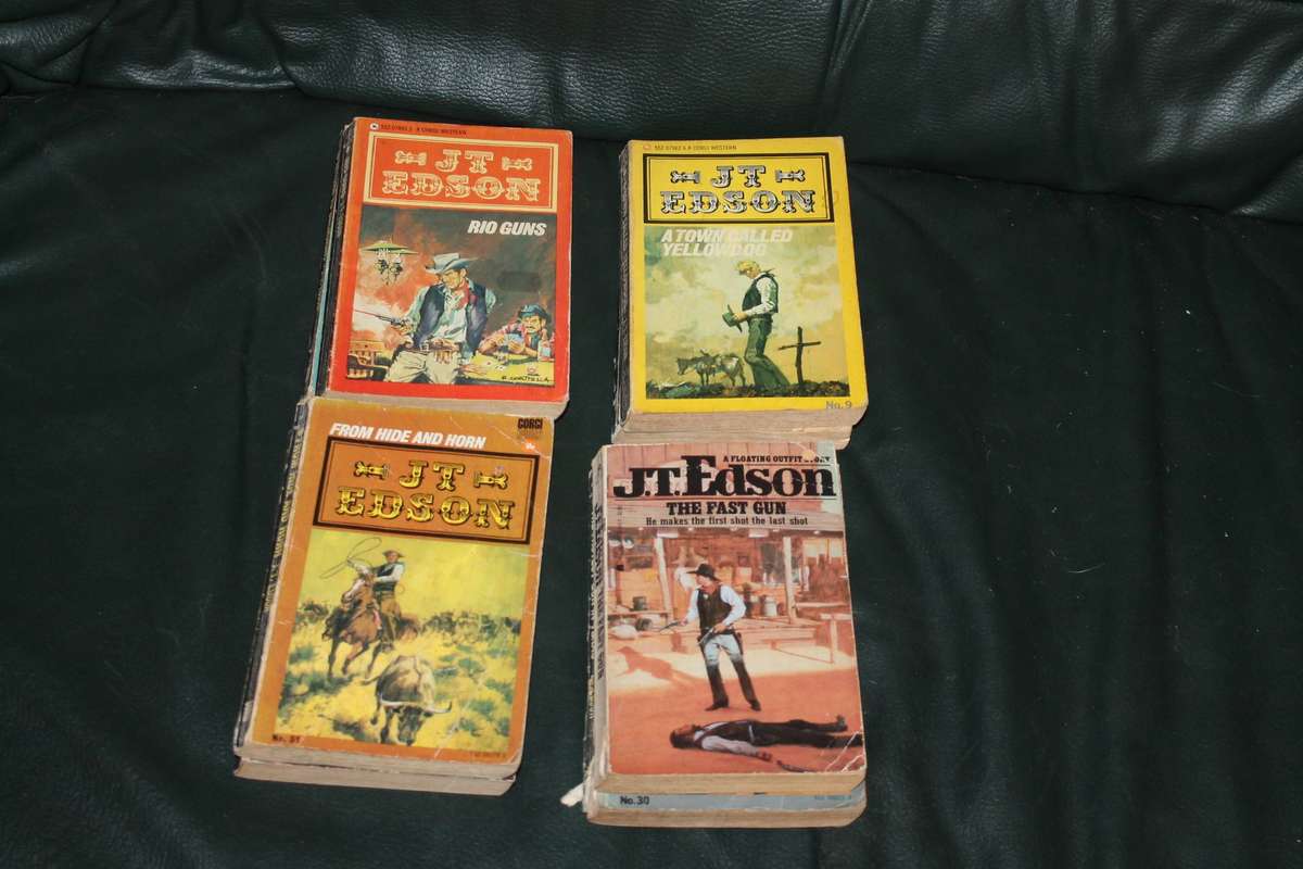 10 Assorted J T Edson Western's