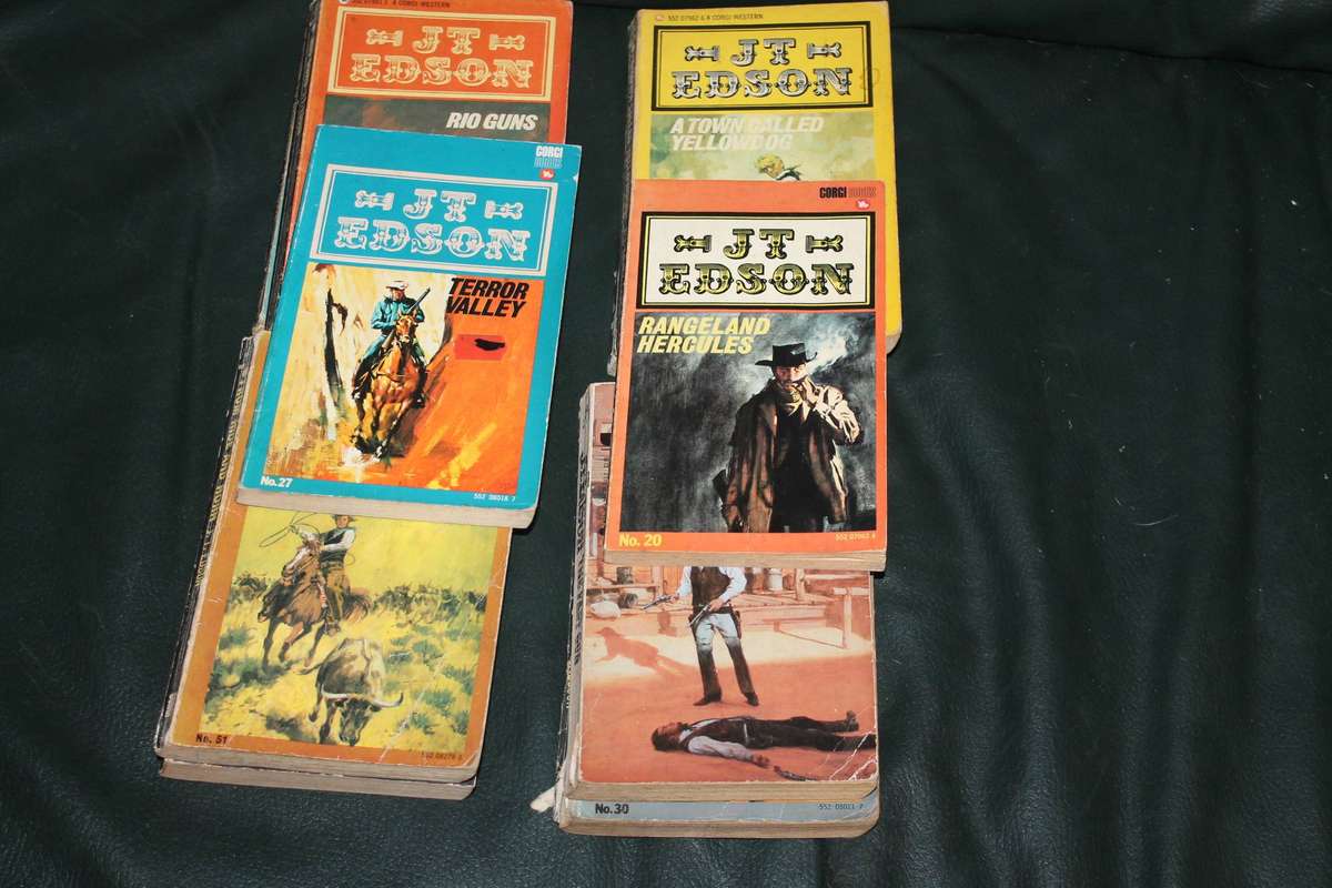 10 Assorted J T Edson Western's