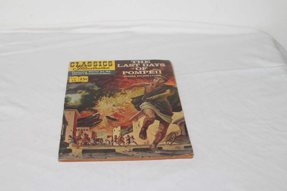 Classics Illustrated The Last Days of Pompeli No 35