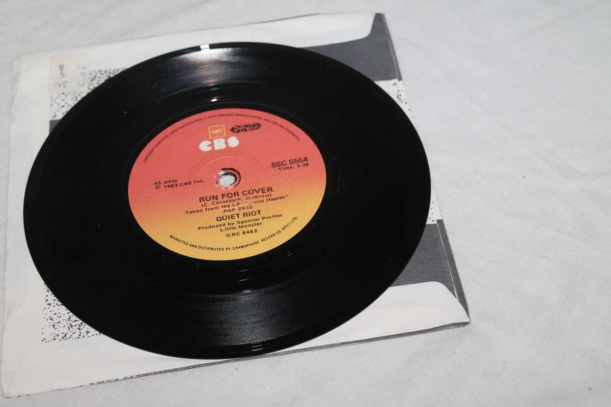 Quiet Riot Run for Cover 7 Single