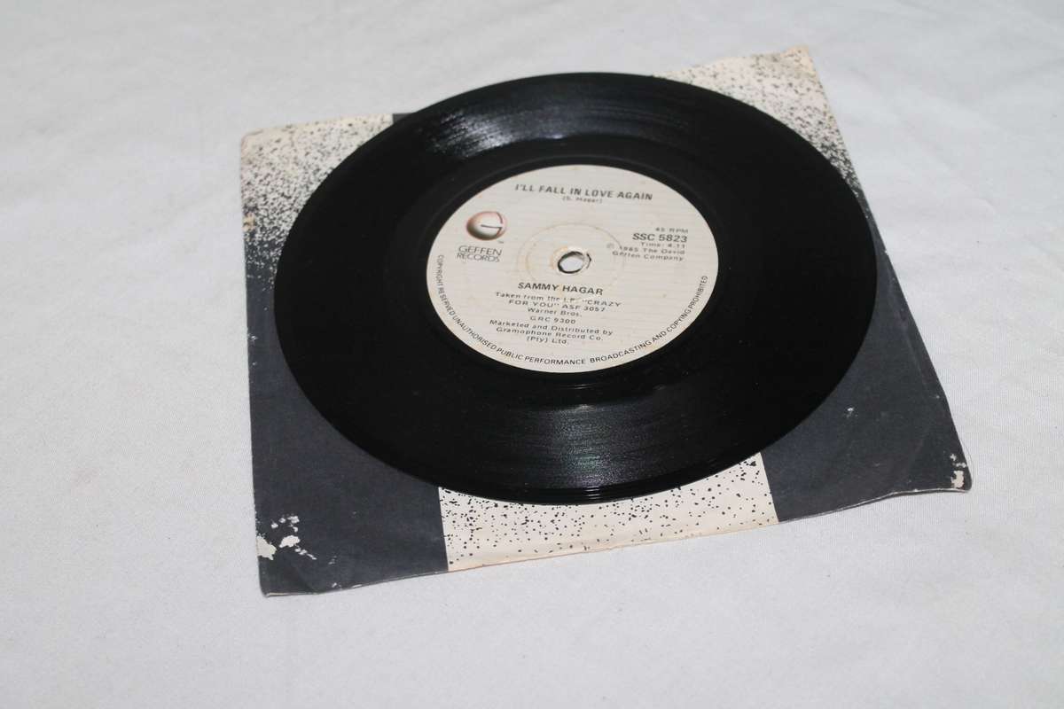 Sammy Hagar I'll Fall in Love Again/ Madonna Crazy for you 7 Single