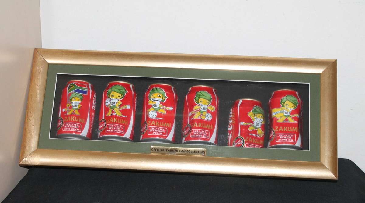 Zakumi Coke Can Collection