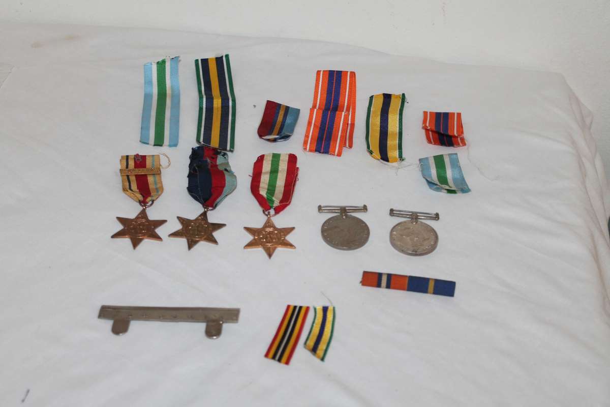 5 Medals and extra Ribbons