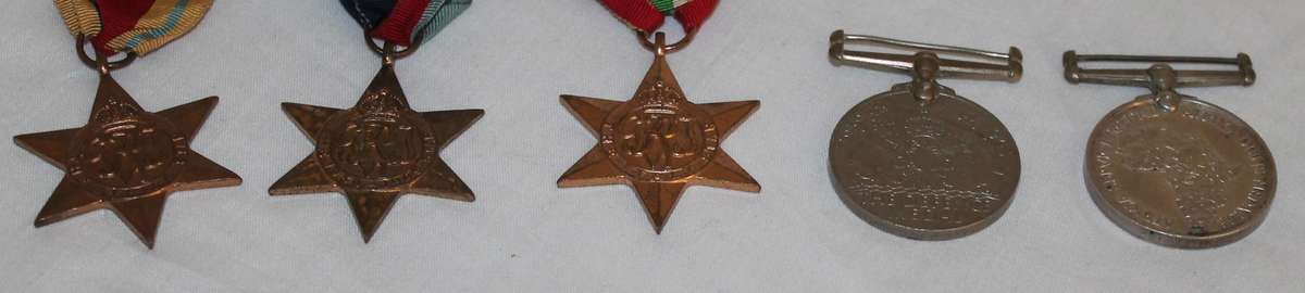 5 Medals and extra Ribbons