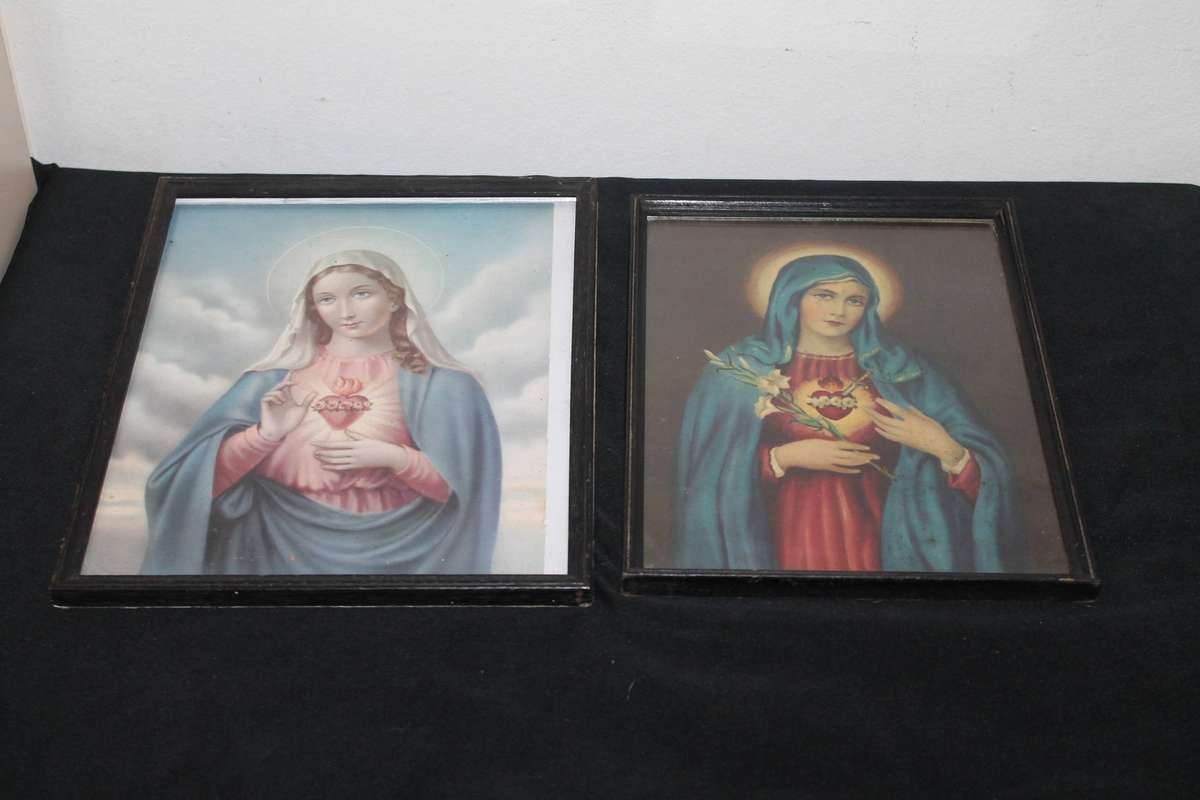2 Framed Religious Prints