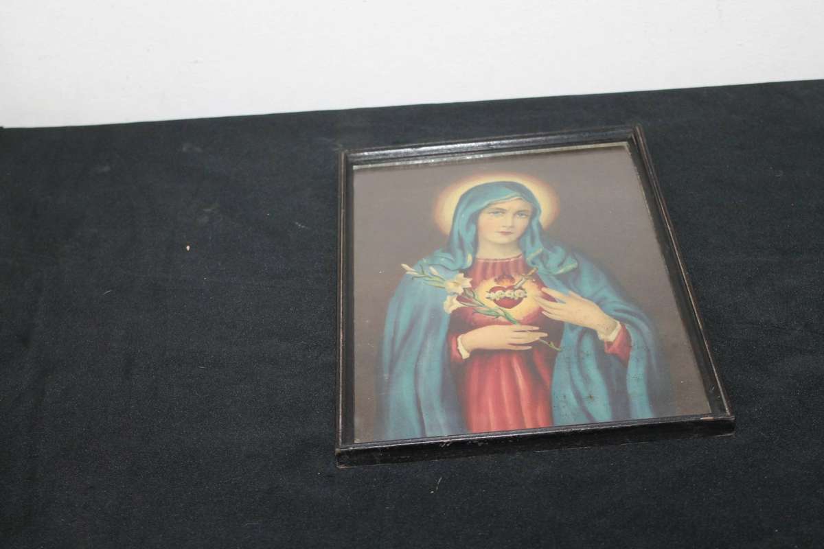 2 Framed Religious Prints