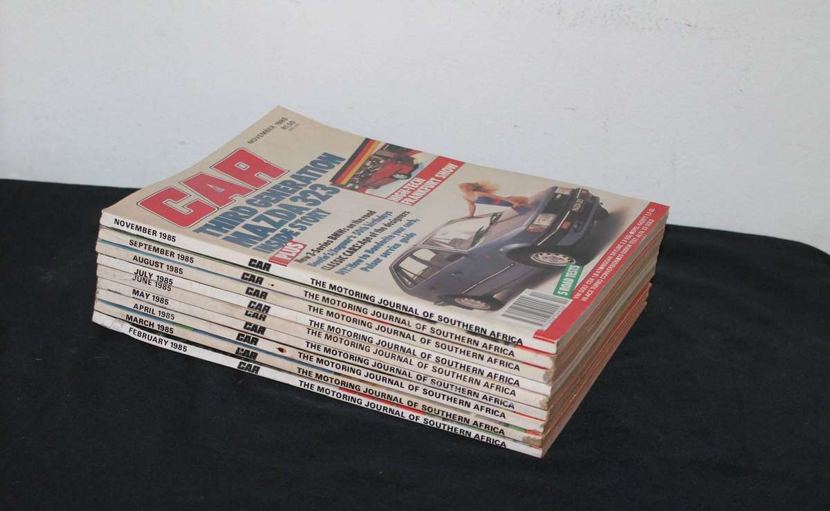 9 x 1985 Car Magazines