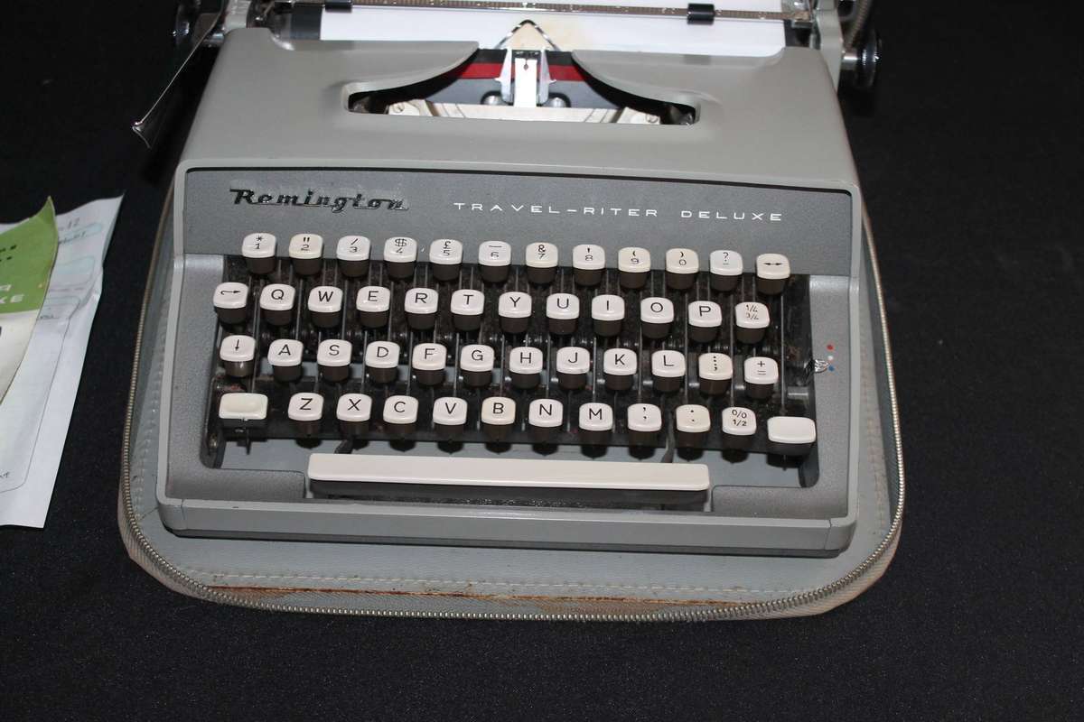 Remington Rand Typewriter in Case