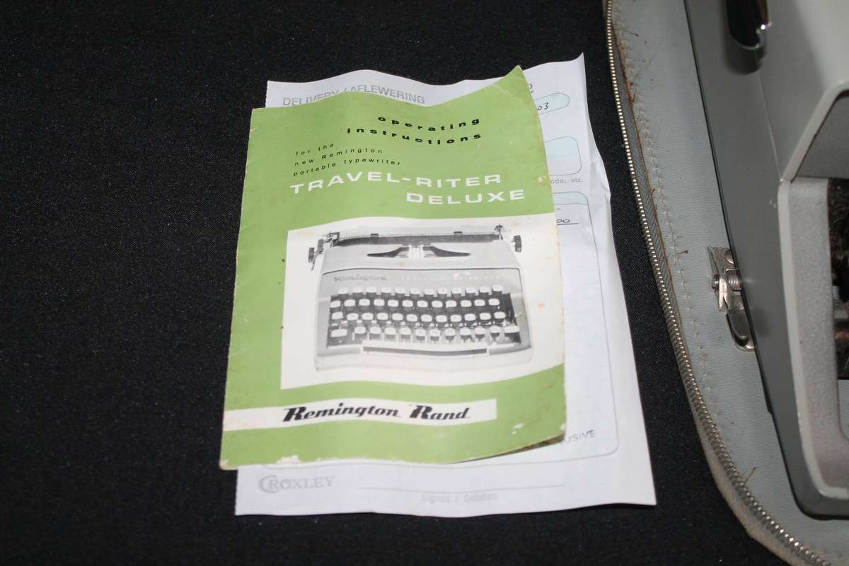 Remington Rand Typewriter in Case