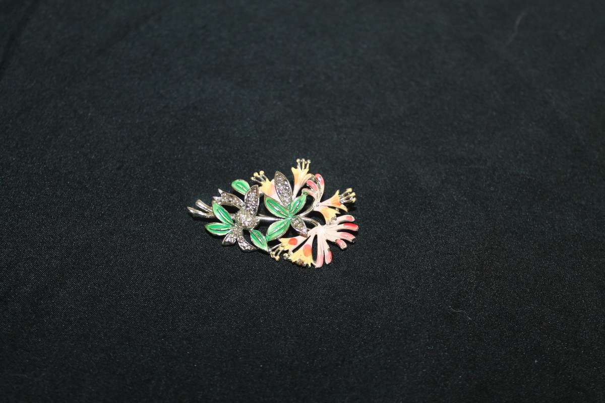 3 Assorted Costume Brooches