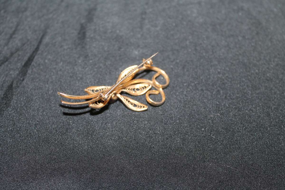 3 Assorted Costume Brooches