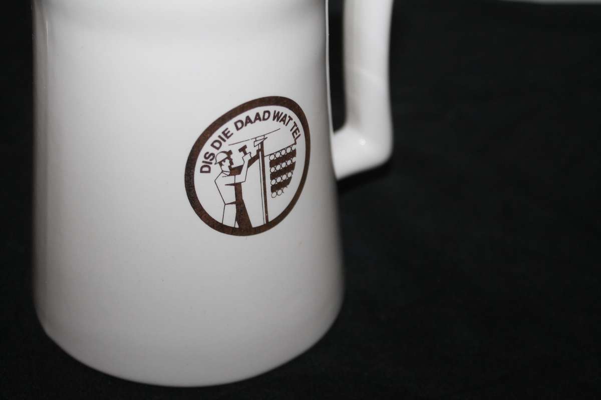 Beer Mug Dis die Daad wat Tel