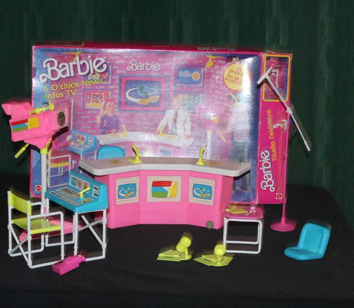 Vintage Barbie 6 O Clock News incomplete