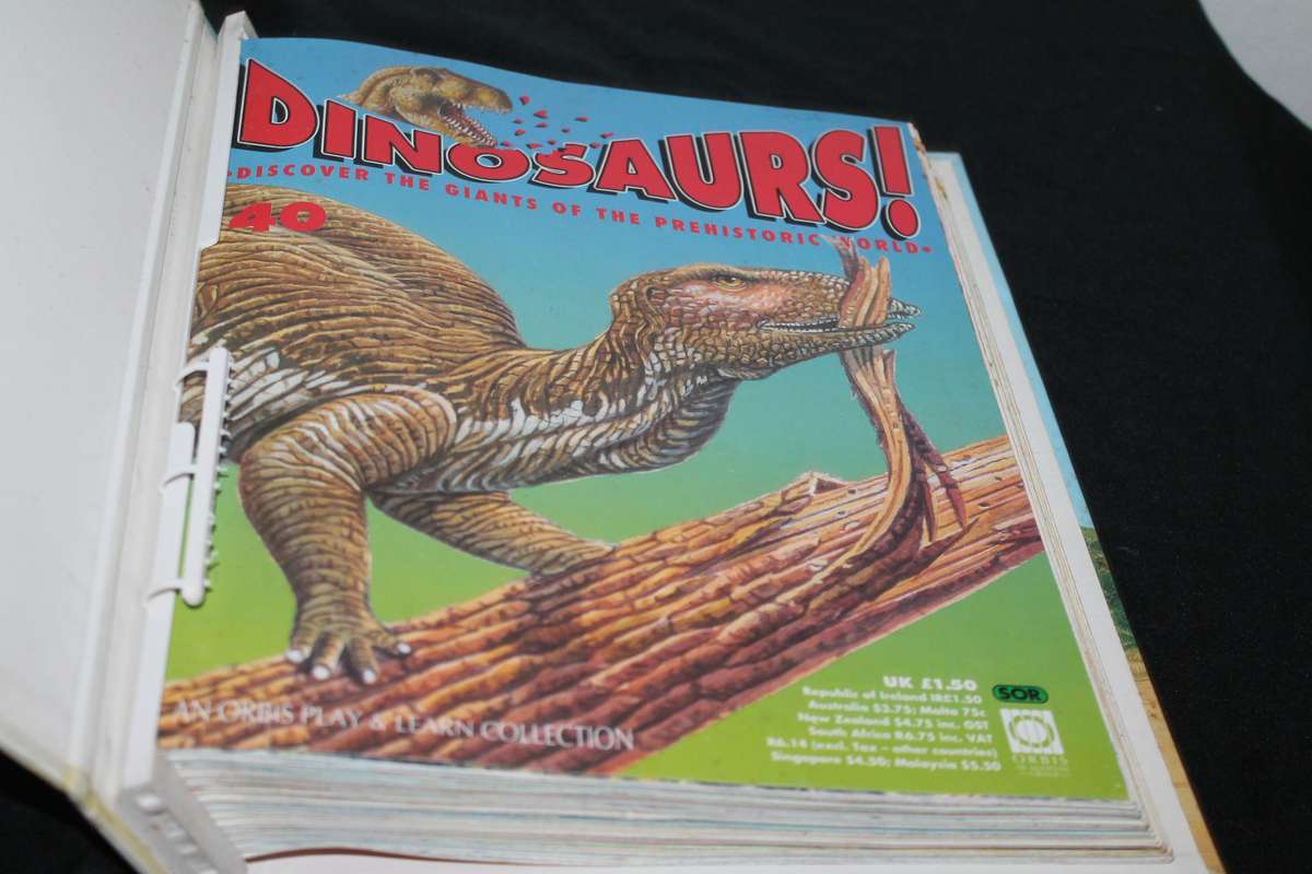 6 Files Dinosaurs Discover the Giants of the Prehistoric World Vol 1 to 79