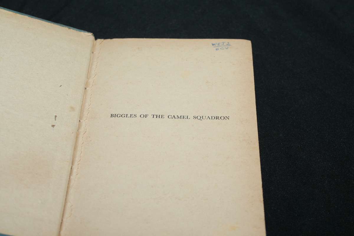 Biggles of the Camel Squadron Capt W E Johns