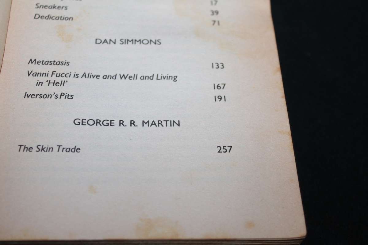 Dark Visions Stephen King George R R Martin Dan Simmons