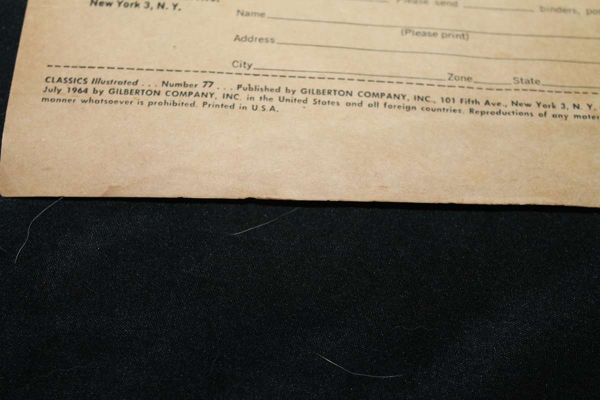 Classics Illustrated The Iliad No 77