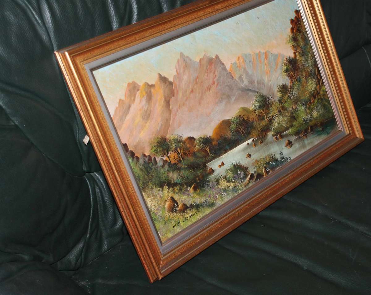 Framed Scene Lady Smith