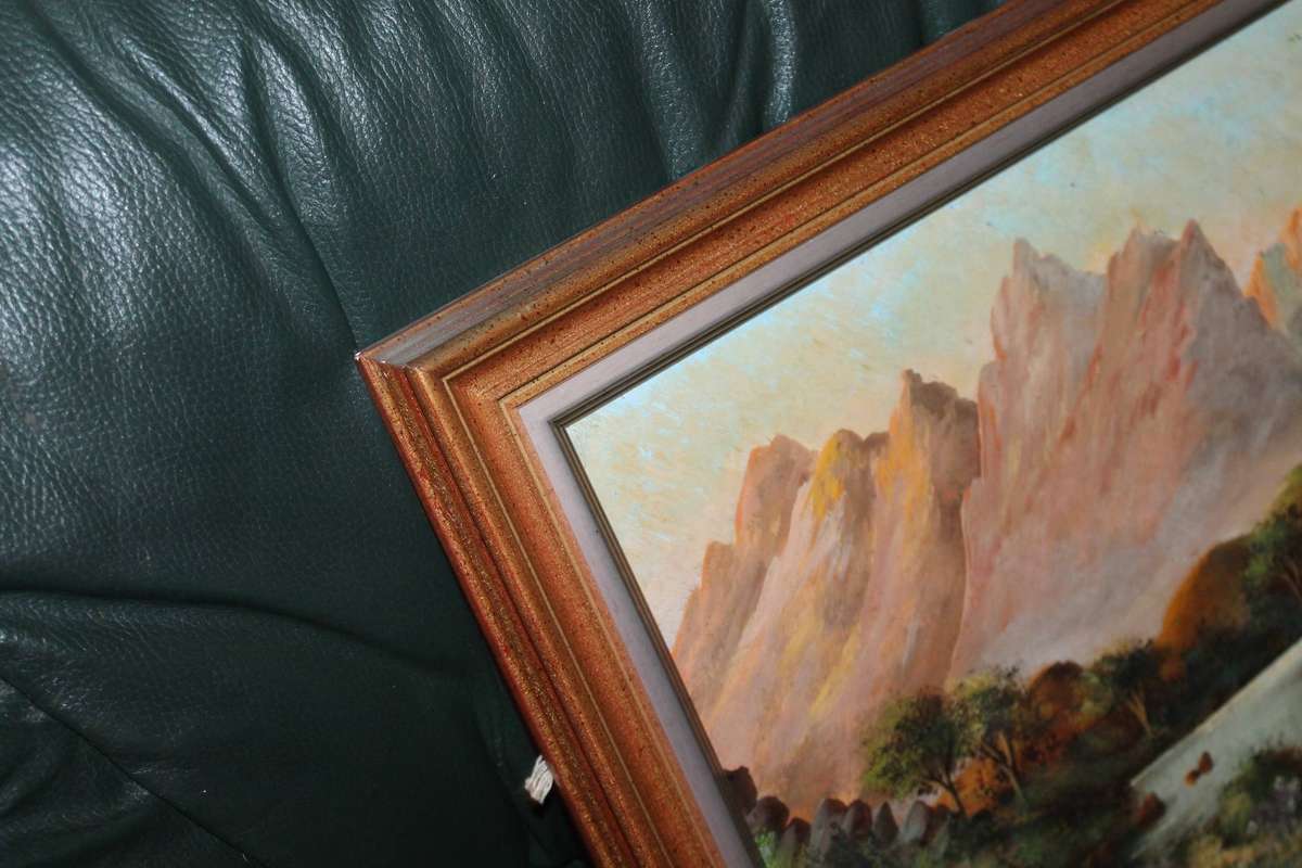 Framed Scene Lady Smith