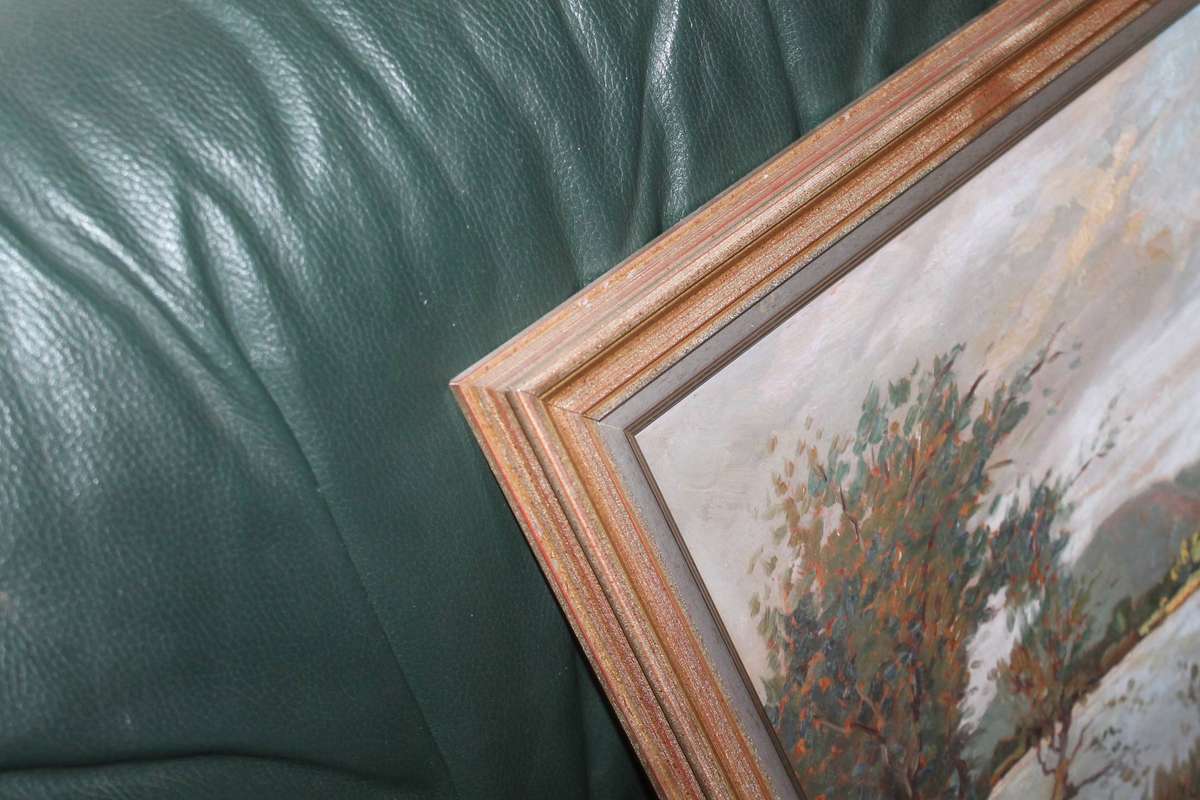 Framed Oil Trees