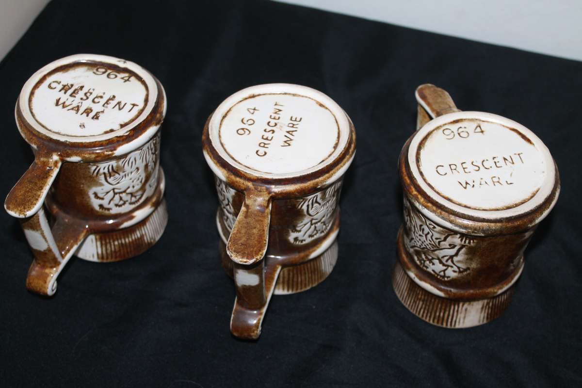 Vintage Crescent 6 Coffee Mugs (Kruger Park Theme)