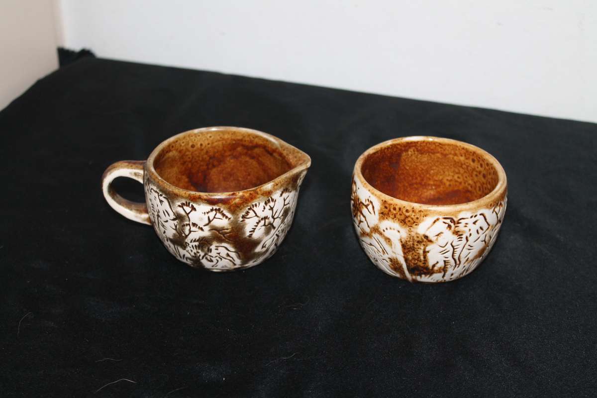 Vintage Crescent 6 Coffee Mugs (Kruger Park Theme)