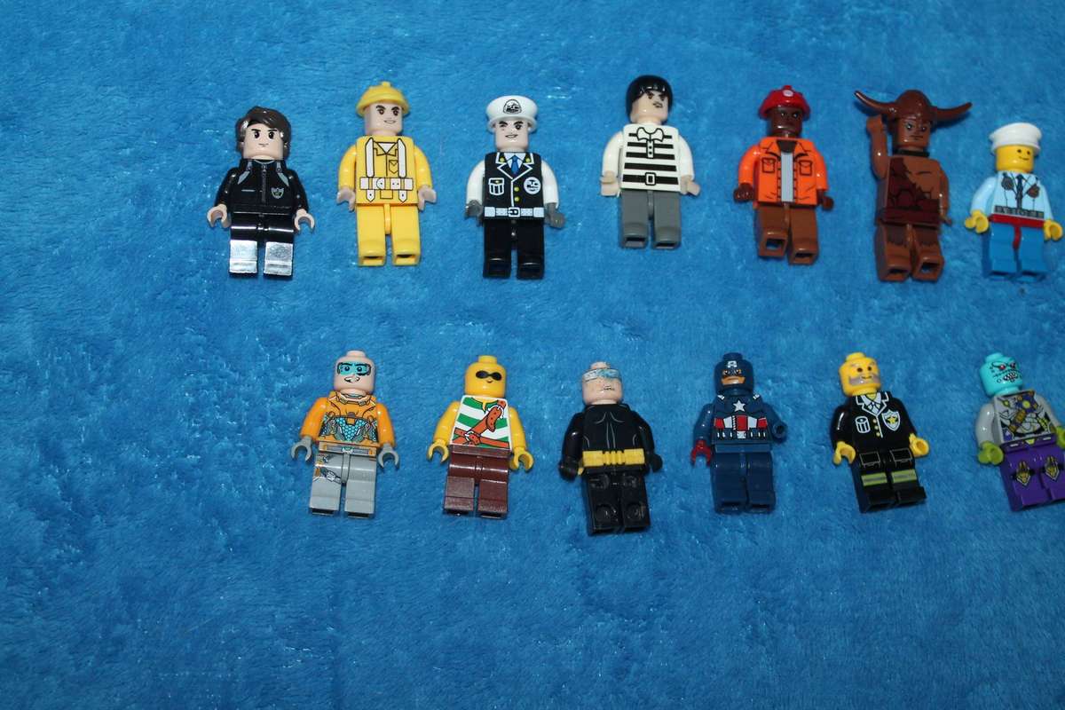 14 Assorted Lego Mini Figures