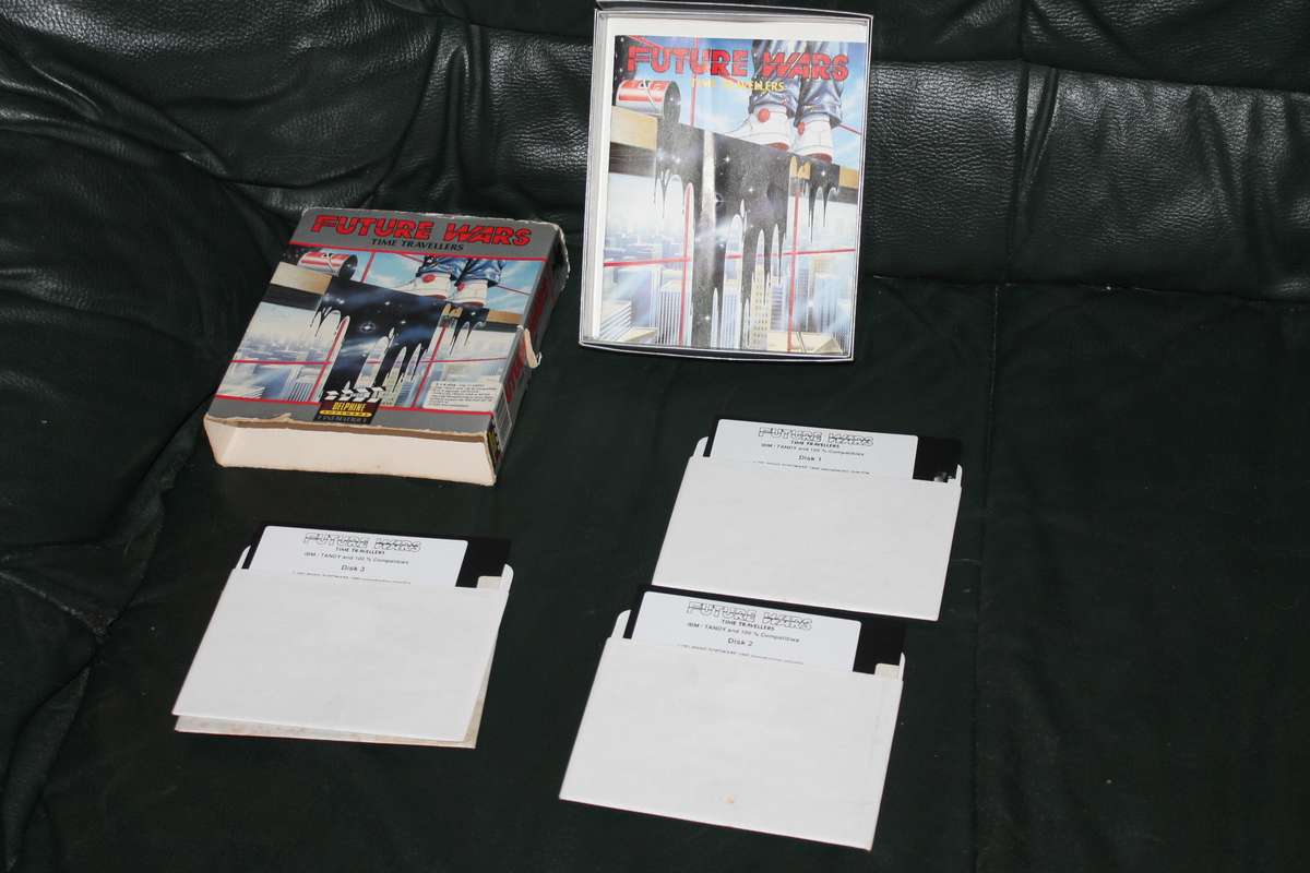 Future Wars Time Travellers Floppy disks