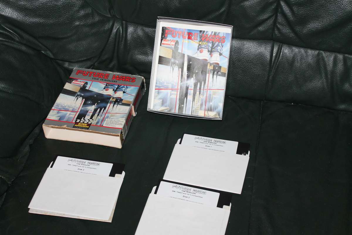 Future Wars Time Travellers Floppy disks