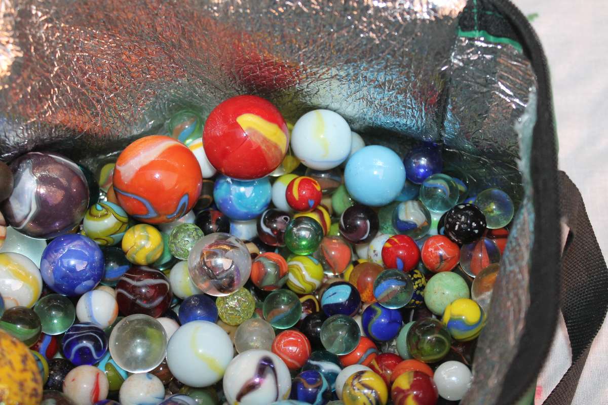 Bag of colored Marbles