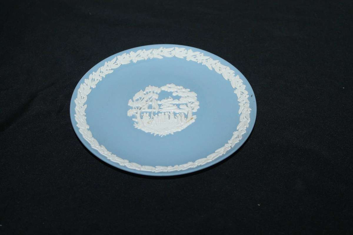 Blue Wedgwood Plate