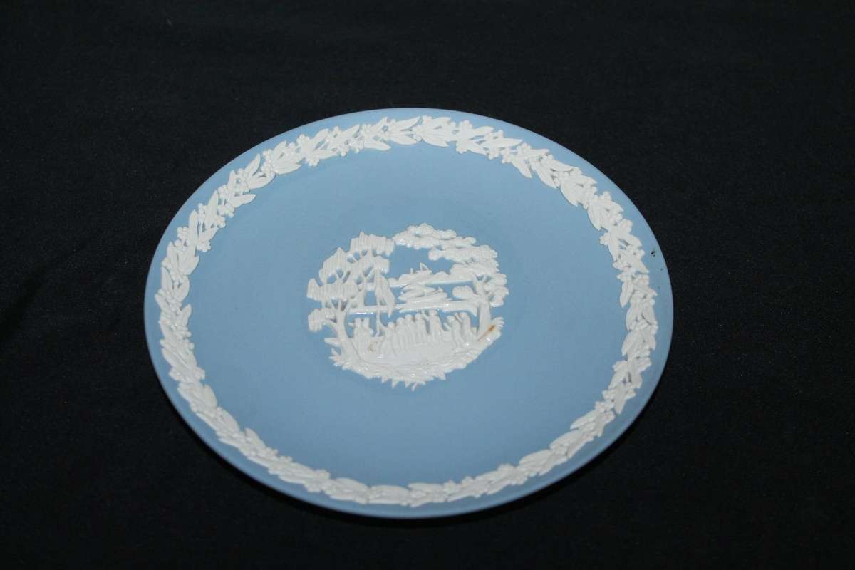 Blue Wedgwood Plate