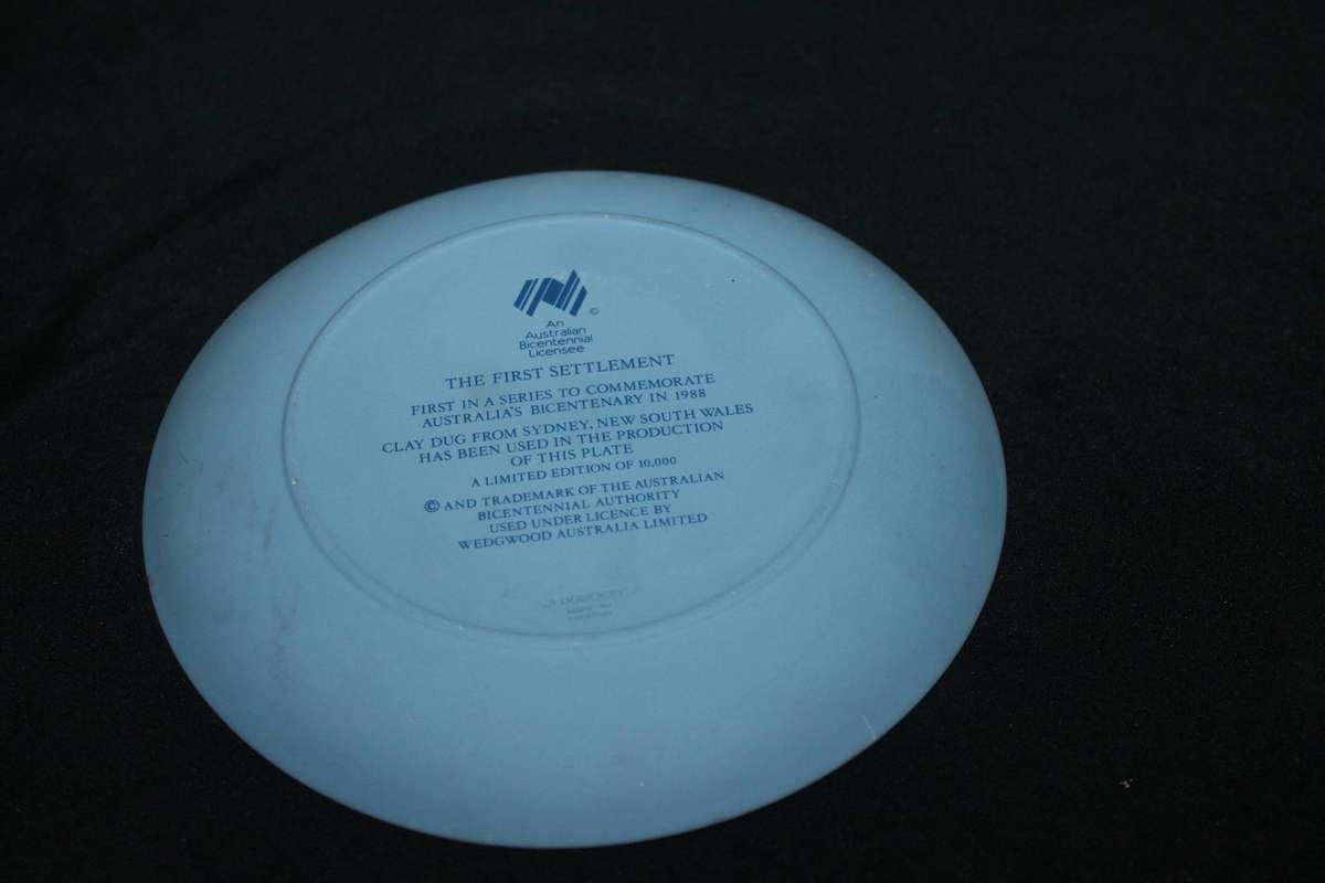 Blue Wedgwood Plate