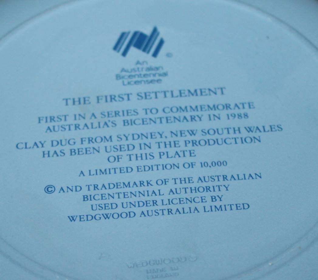 Blue Wedgwood Plate