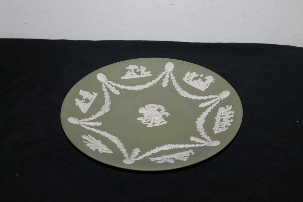 Green Wedgwood Plate