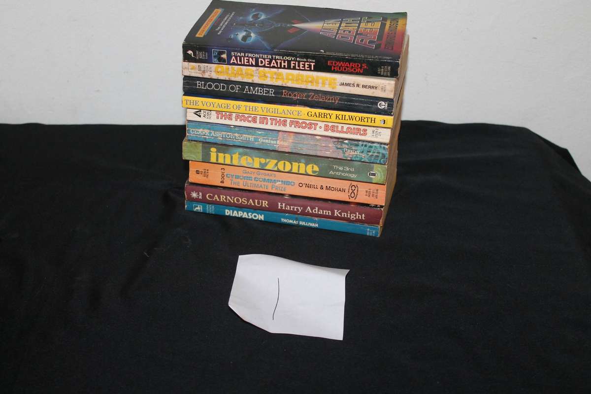 10 Assorted Sci-Fi Books Lot 1