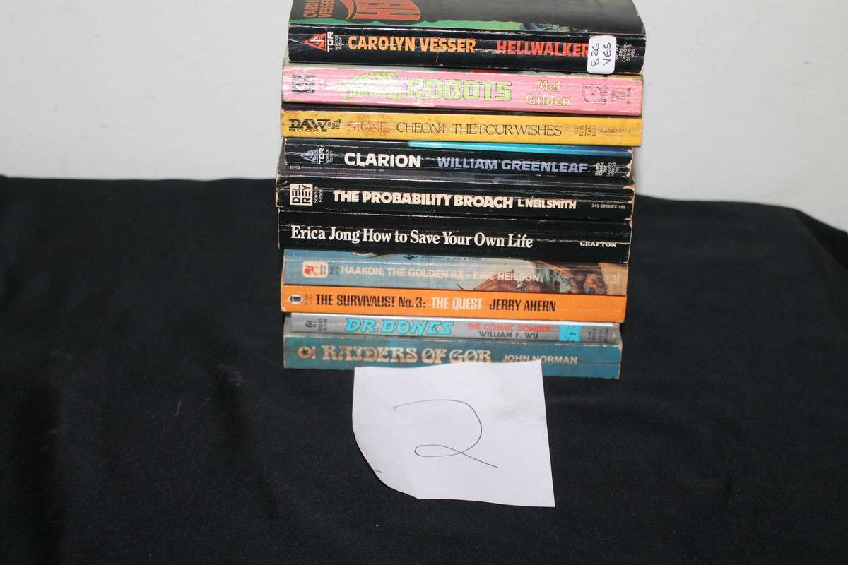 10 Assorted Sci-Fi Books Lot 2