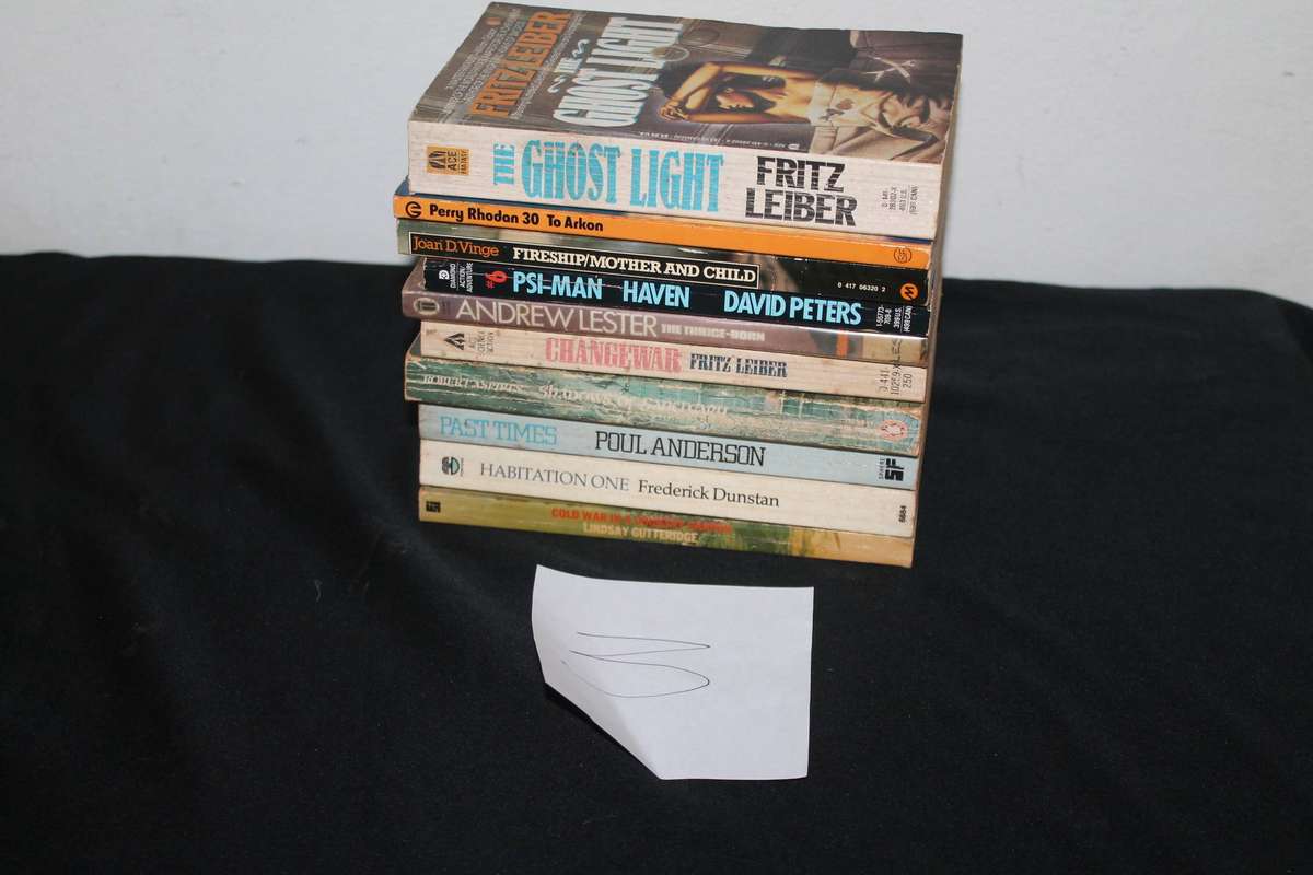 10 Assorted Sci-Fi Books Lot 3
