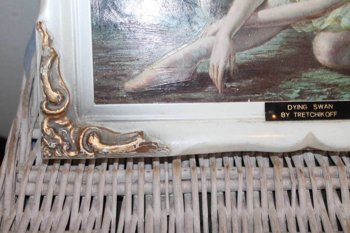 Framed Dying Swan Tretchikoff