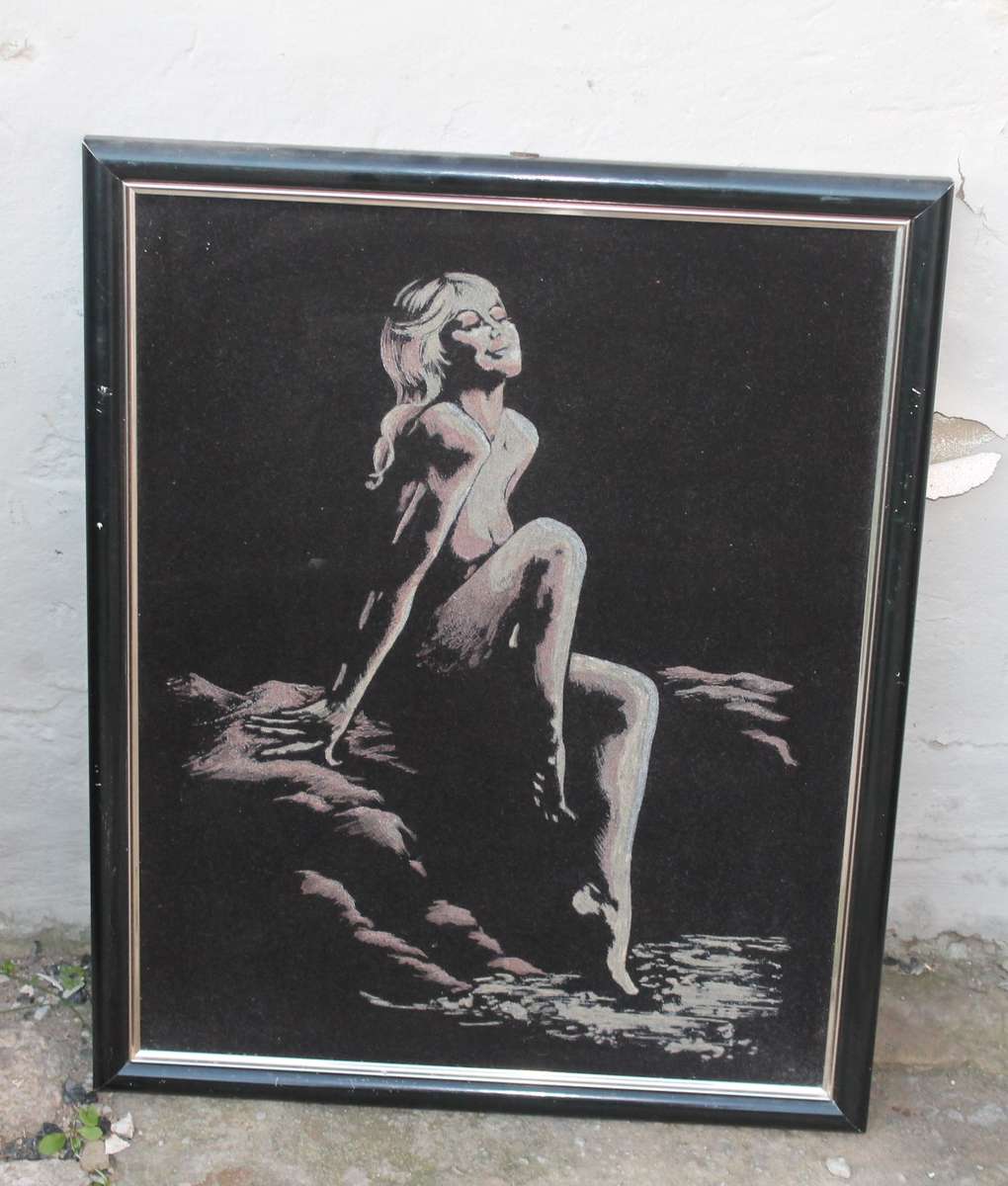 Vintage Velvet Painting