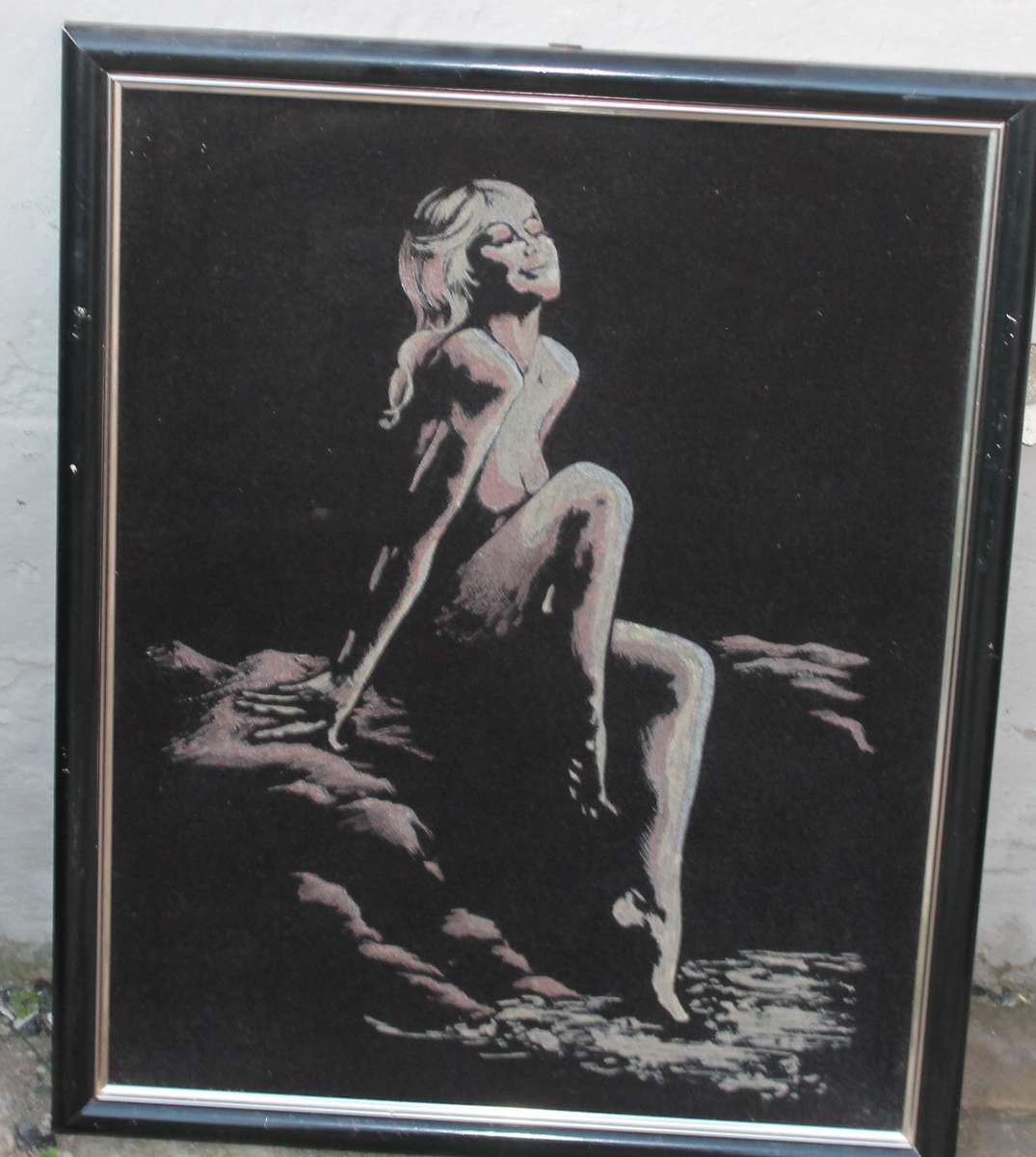 Vintage Velvet Painting