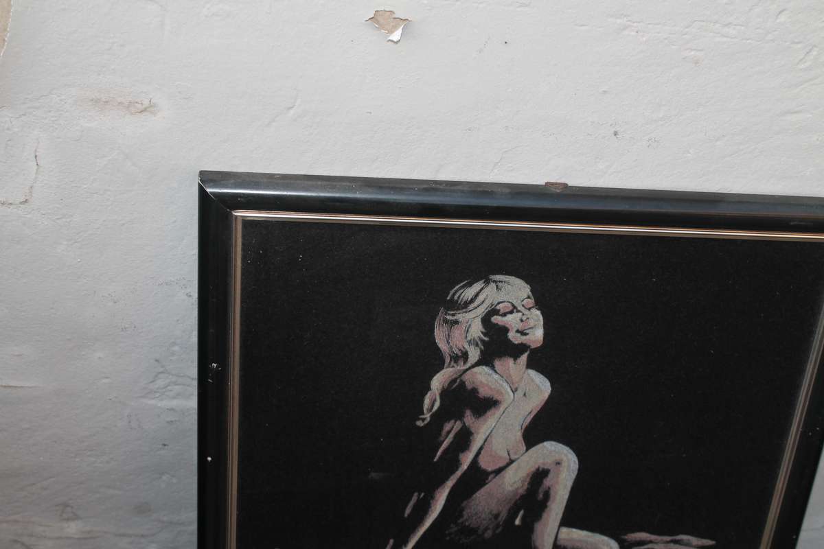 Vintage Velvet Painting