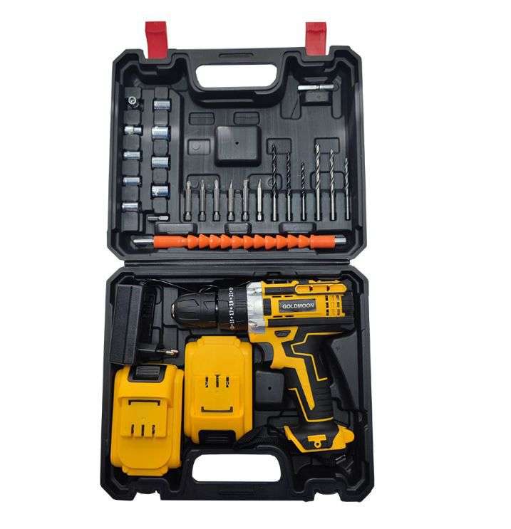 Rechargeable Lithium-Ion Hammer Drill and Screwdriver Set 21V