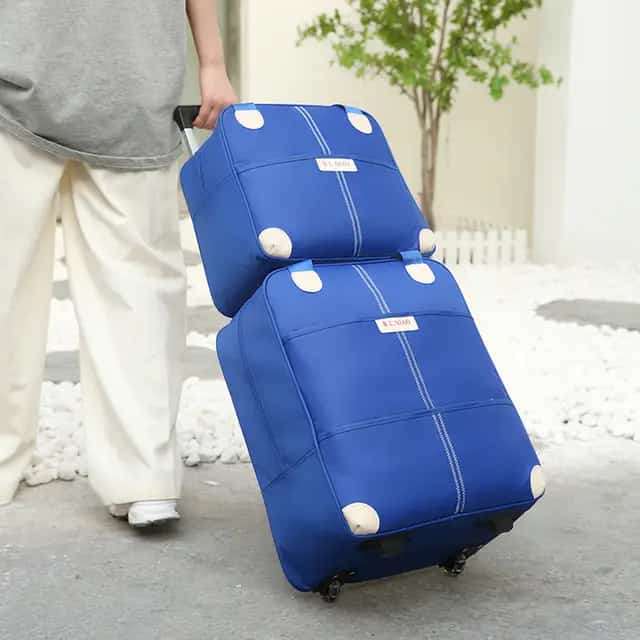 Wheeled Oxford Cloth Luggage, Hand Washable - Multipurpose Suitcase Set
